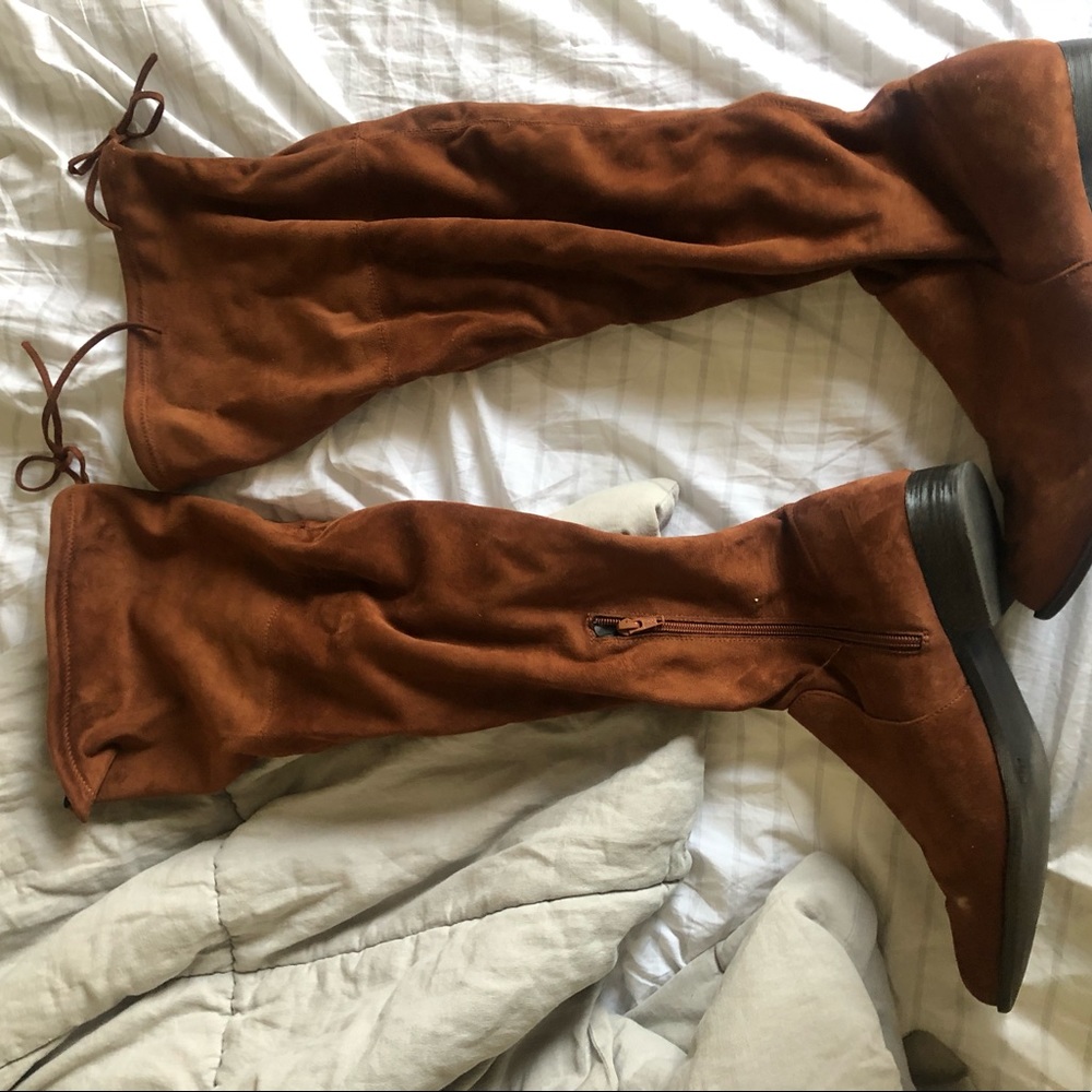 Knee high boots wide calf and size 11